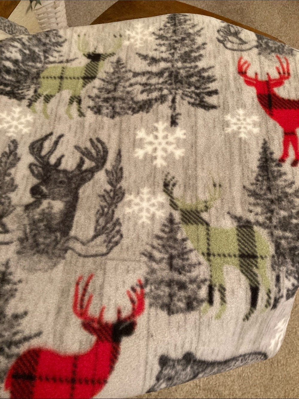 Forest Friends Anti-Pill Fleece Fabric NWOT